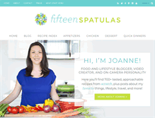 Tablet Screenshot of fifteenspatulas.com